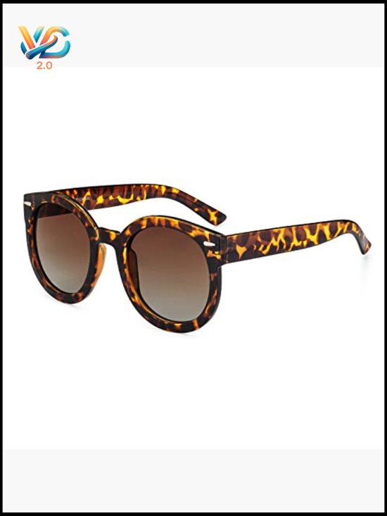 Oversized Polarized Shield Sunglasses UV400 Protection Unisex Round main image 7